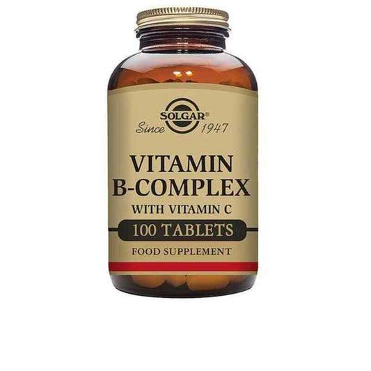 B - Complex Vitamine C Supplement - Solgar - 100 Tabletten - Padelplezier.nl