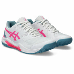 Padelschoenen voor volwassenen Asics Gel - Dedicate 8 Vrouw Wit - Padelplezier.nl